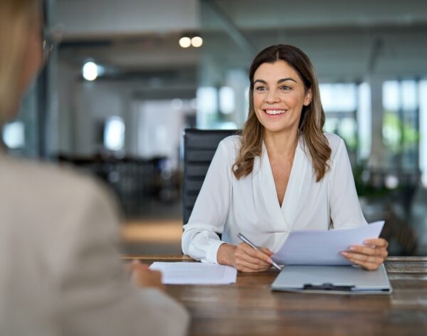 Happy,Mature,Professional,Business,Woman,Executive,Hr,Manager,Having,Job